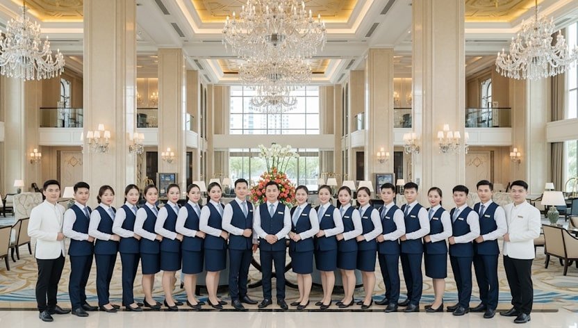Các loại đồng phục khách sạn