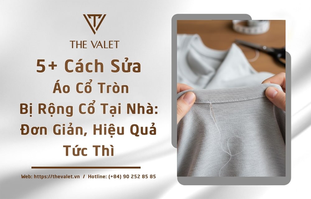 5+ Cách Sửa Áo Cổ Tròn Bị Rộng Cổ