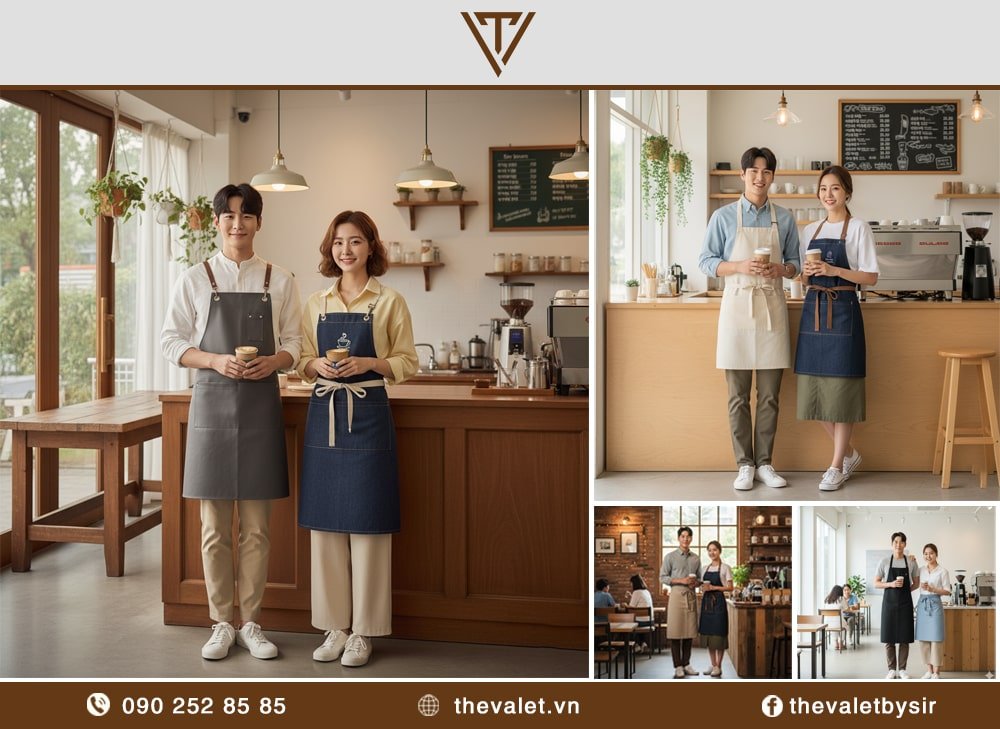 Đồng phục quán cafe Hàn Quốc