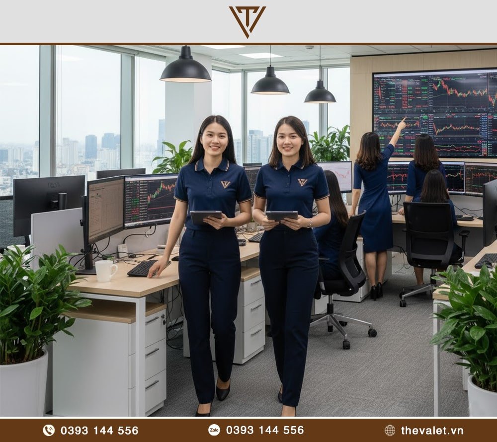 Mẫu áo thun đồng phục văn phòng nữ