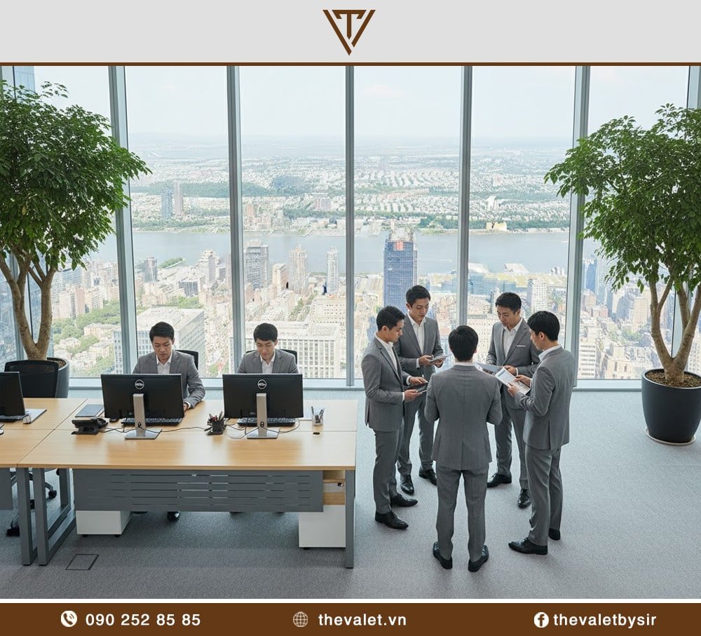 Mẫu áo vest đồng phục nam 1 cúc