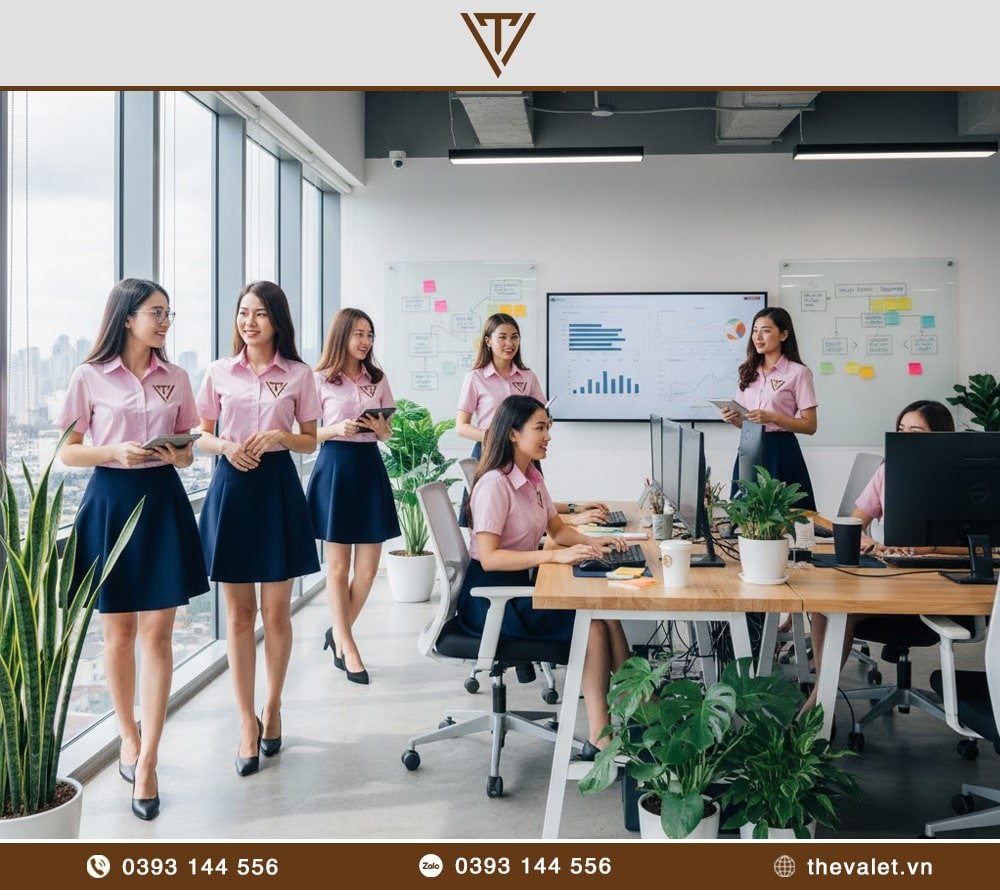 Mẫu chân váy chữ A đồng phục công sở nữ đẹp