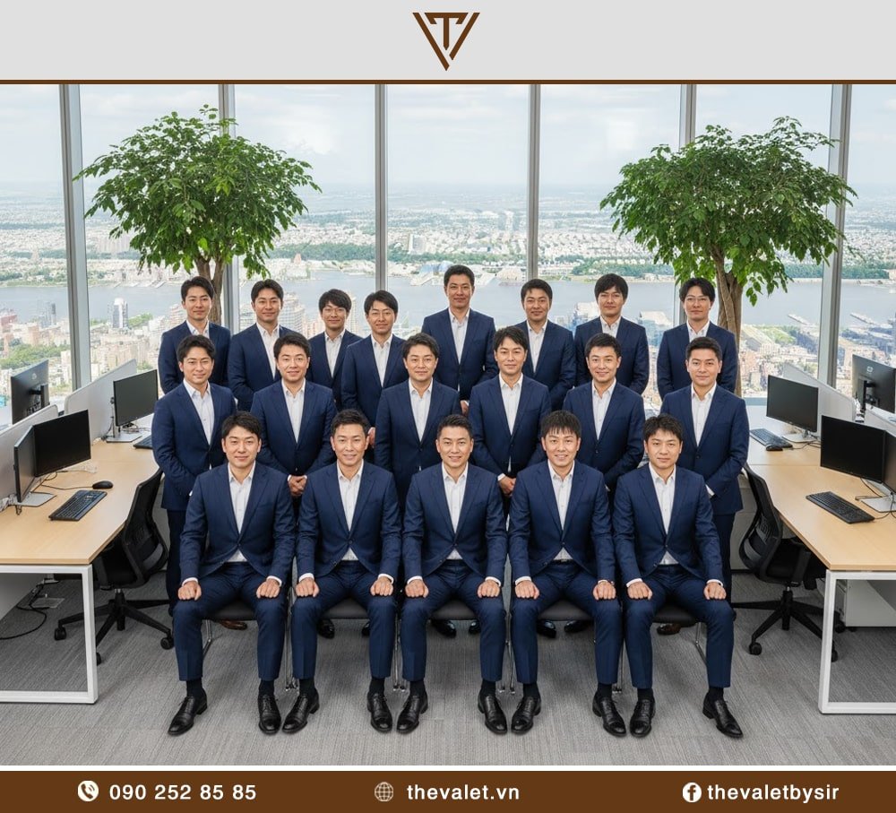 May đo đồng phục vest nam 1 cúc