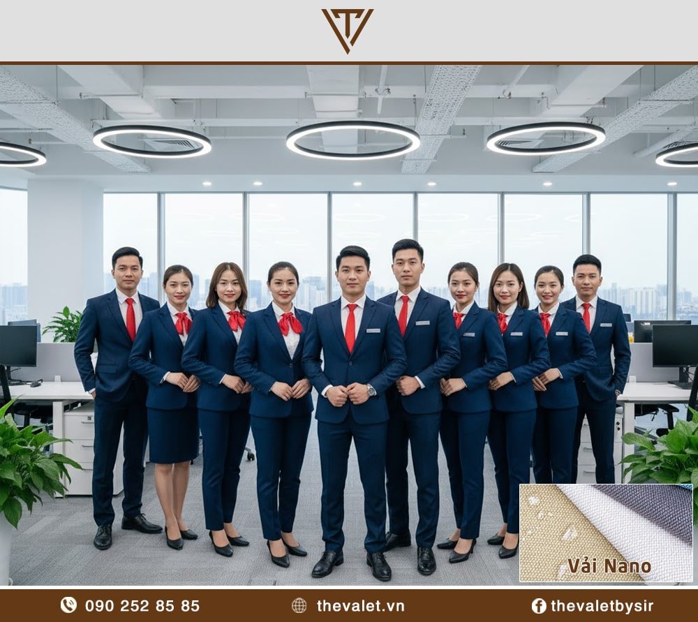 Vải Nano may đồng phục vest