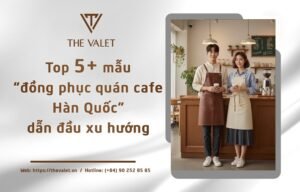 mẫu đồng phục quán cafe Hàn Quốc