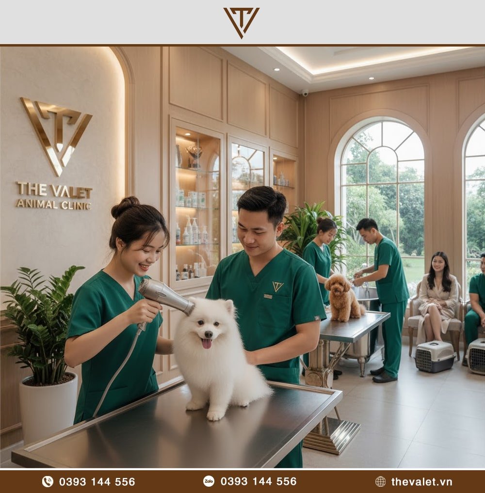 Mẫu đồng phục cho nhân viên spa thú y