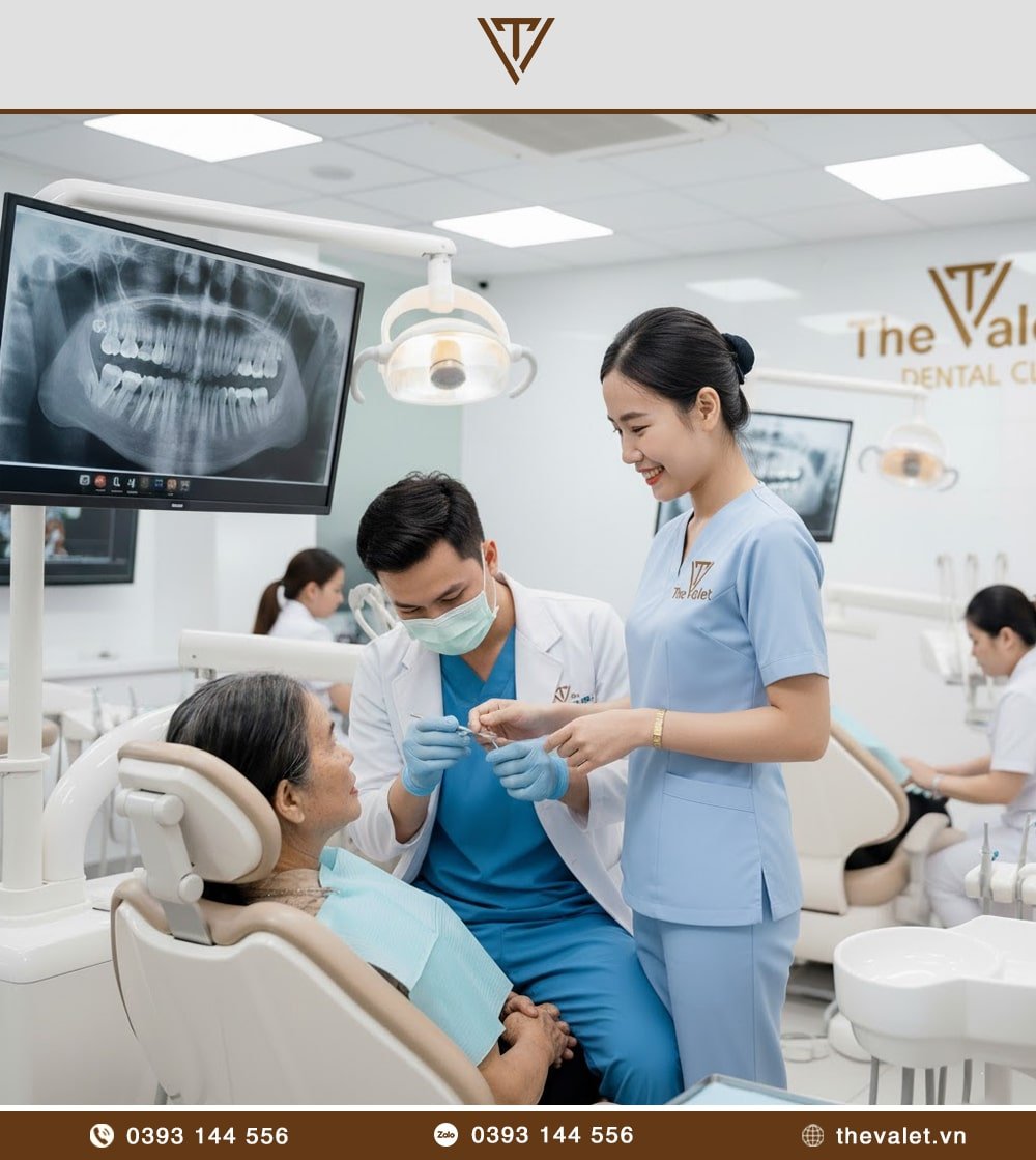 Mẫu đồng phục trợ thủ nha khoa Scrubs cổ tim chữ V