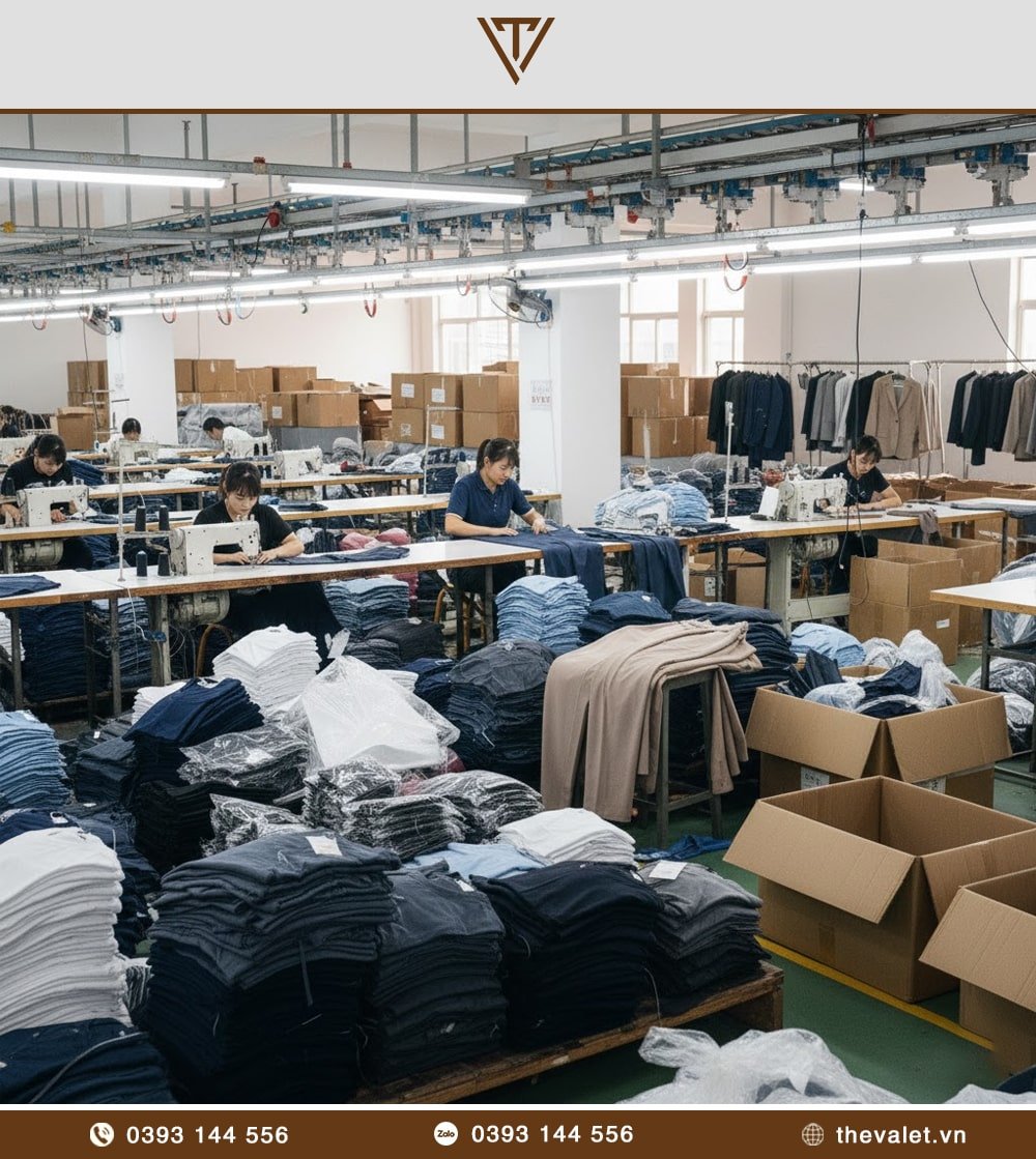 May đồng phục quần tây nữ công sở may sẵn