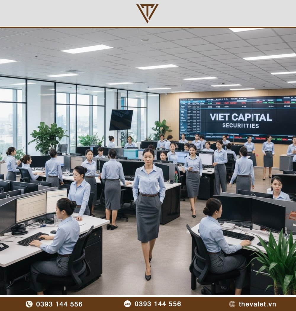 Đồng phục chân váy công sở