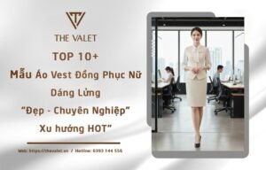 Mẫu áo Vest đồng phục nữ dáng lửng