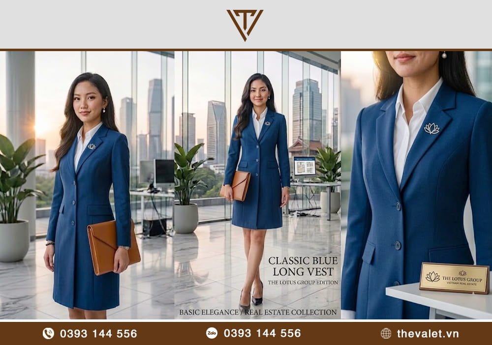 Vest nữ dáng dài basic thanh lịch (Classic Fit)