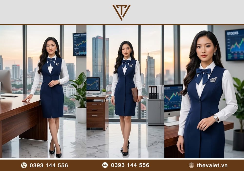 Vest nữ dáng dài chiết eo tôn dáng (Tailored Fit)
