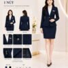Mẫu áo vest đồng phục nữ 1 nút