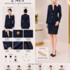 Mẫu vest đồng phục nữ 2 nút